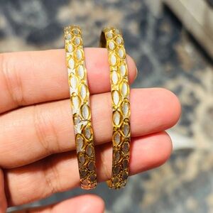 Gold and Silver Bangle Set